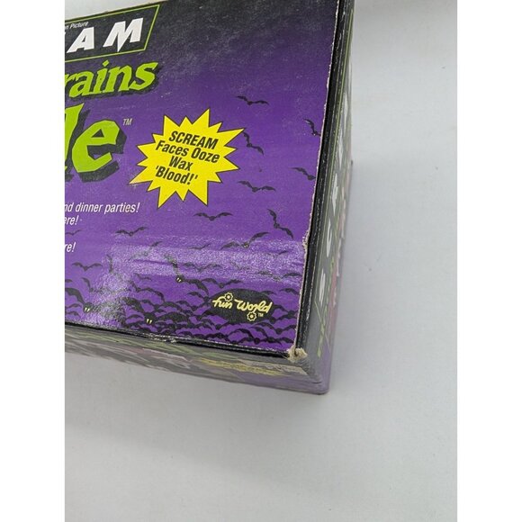 Vtg Rare Candle New 1997 Scream Movie 'Bloody Brains' Iconic w/box ghost face - Picture 9 of 16